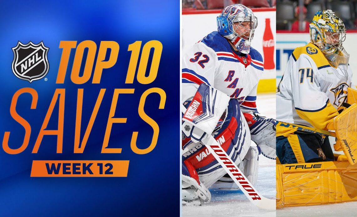 Top 10 Saves from Week 12 | 2023-24 NHL Season
