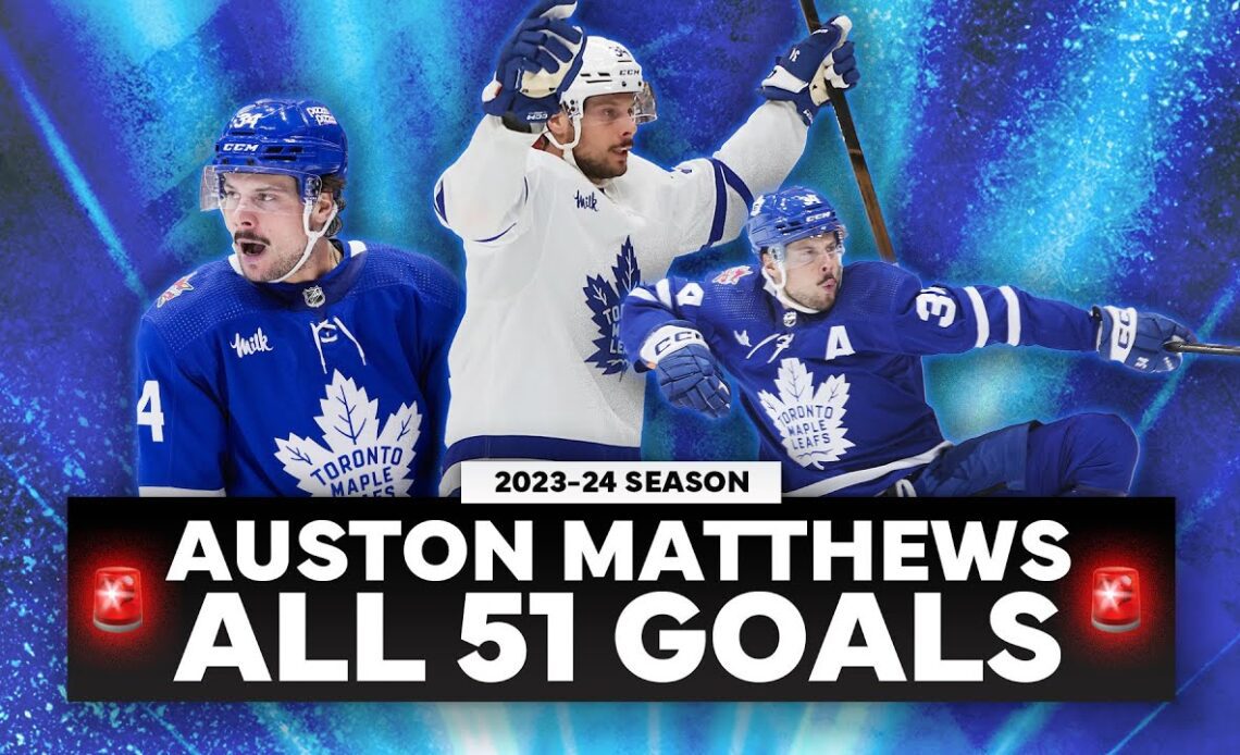 All 51 Auston Matthews Goals in 54 Games!