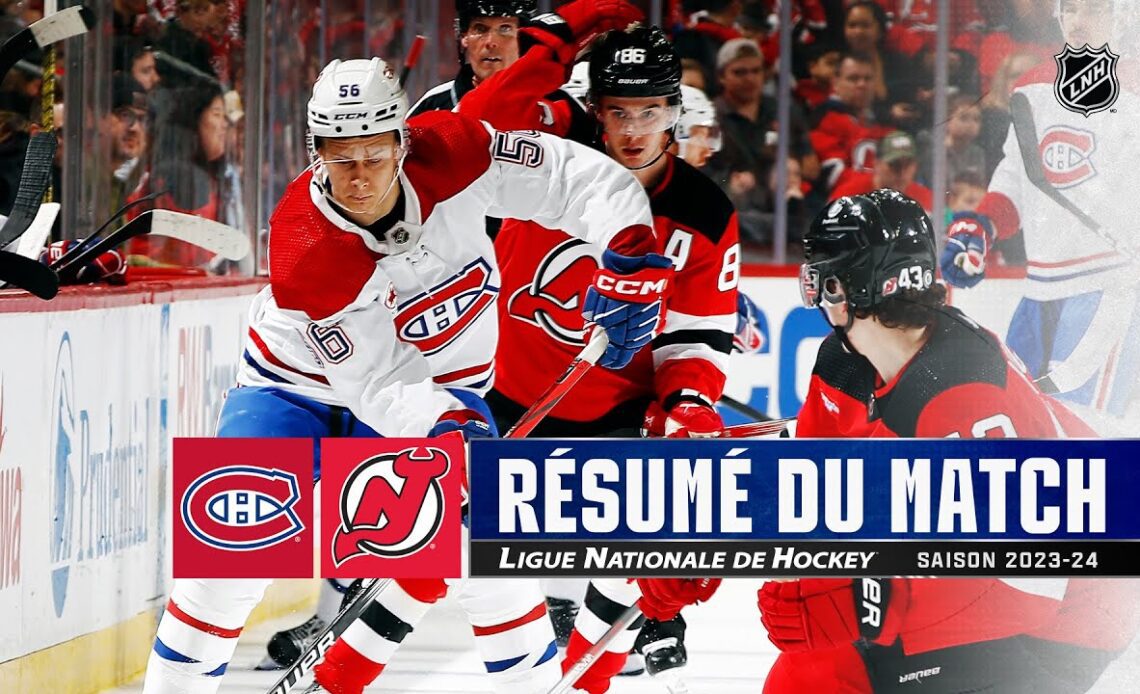 Canadiens vs Devils | Faits saillants