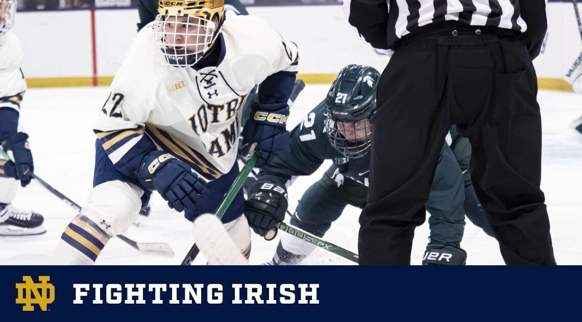 Irish Fall To Spartans In Game Two – Notre Dame Fighting Irish – Official Athletics Website