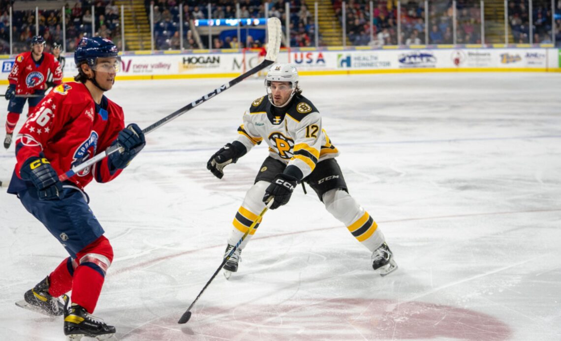 MEGNA’S FOUR-POINT EFFORT HELPS P-BRUINS OUTLAST T-BIRDS