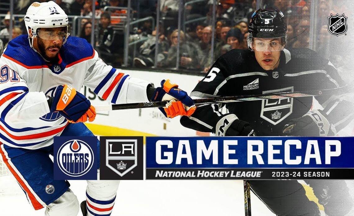 Oilers @ Kings 2/10 | NHL Highlights 2024