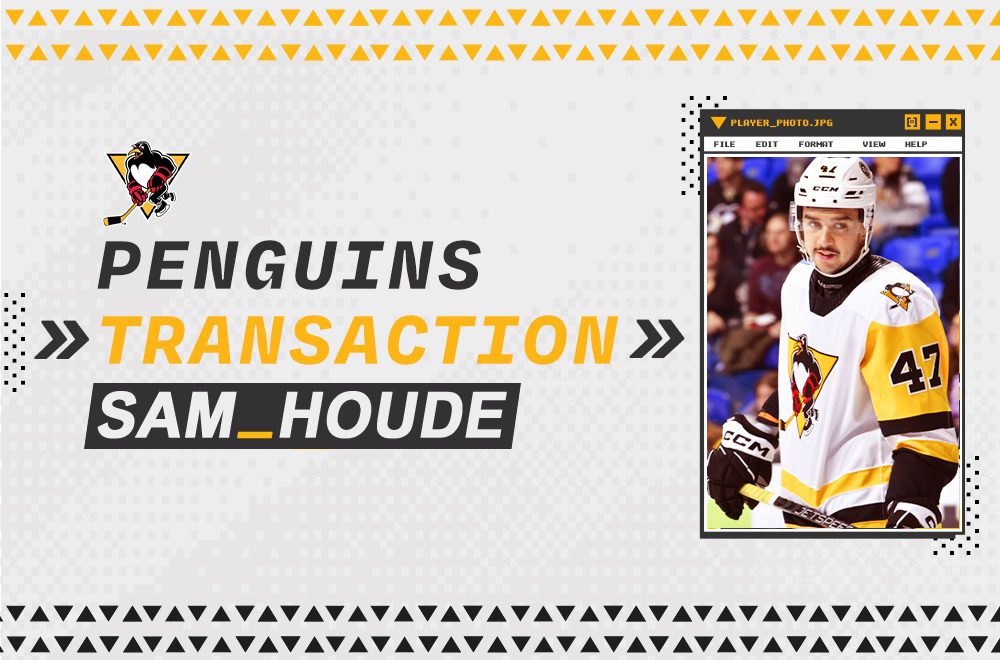 PENGUINS RE-SIGN SAM HOUDE FOR 2024-25