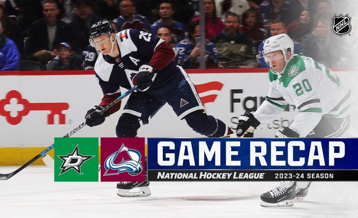 Stars @ Avalanche 2/27 | NHL Highlights 2024