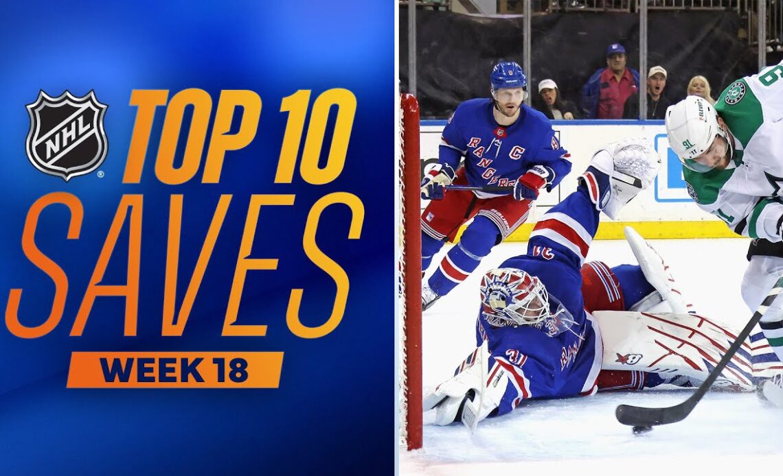 Top 10 Saves from Week 18 | 2023-24 NHL Season
