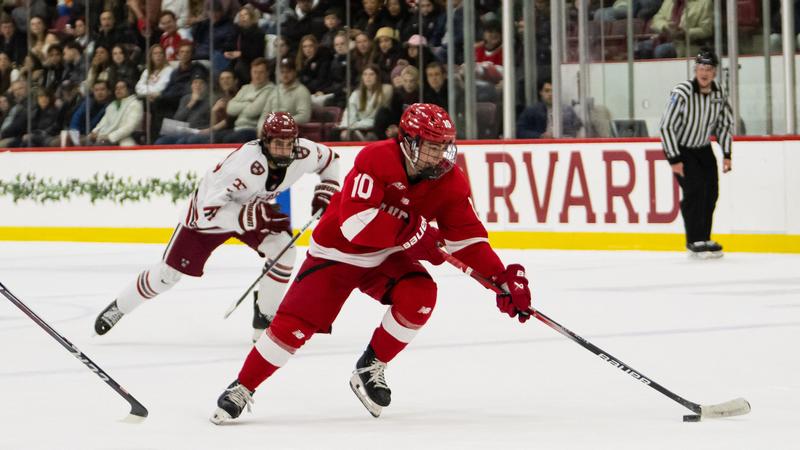 #15 Men's Hockey Readies for Best-of-Three Series Against Rival Harvard