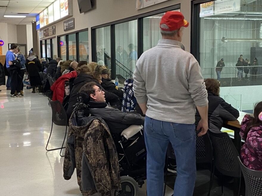 Families and friends gathered over the weekend at the Tim Hortons Iceplex in Brighton for the Rochester Friendship Festival, a hockey event comprised of individuals with developmental disabilities.