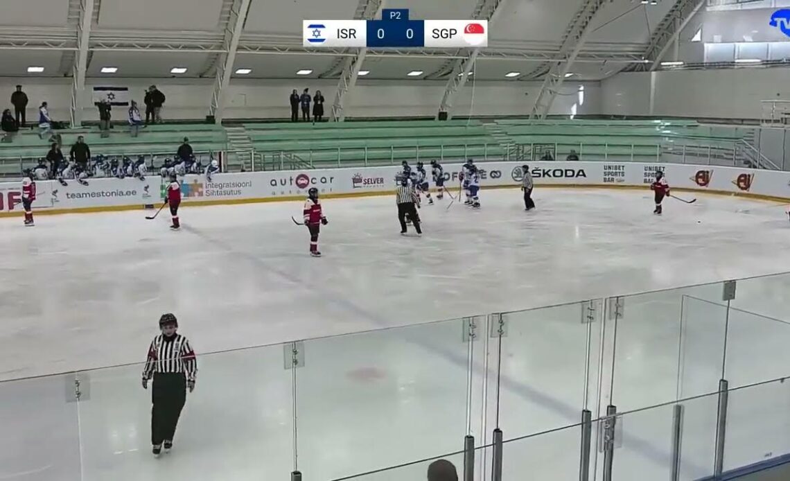 2024 IIHF WW IIIB, Estonia - Israel vs Singapore - Goal #1