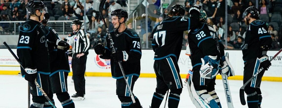 BLUELINE LEADS BARRACUDA TO 6-4 WIN OVER GULLS