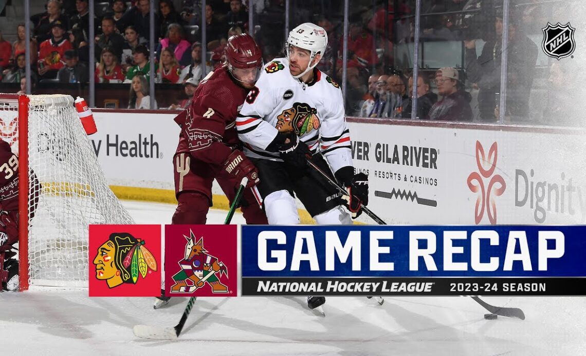 Blackhawks @ Coyotes 3/5 | NHL Highlights 2024