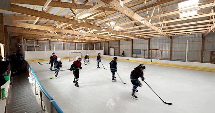 Building constructed over outdoor hockey rink | Sports
