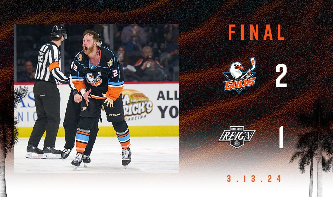 Gulls Defeat Reign 2-1 | San Diego Gulls