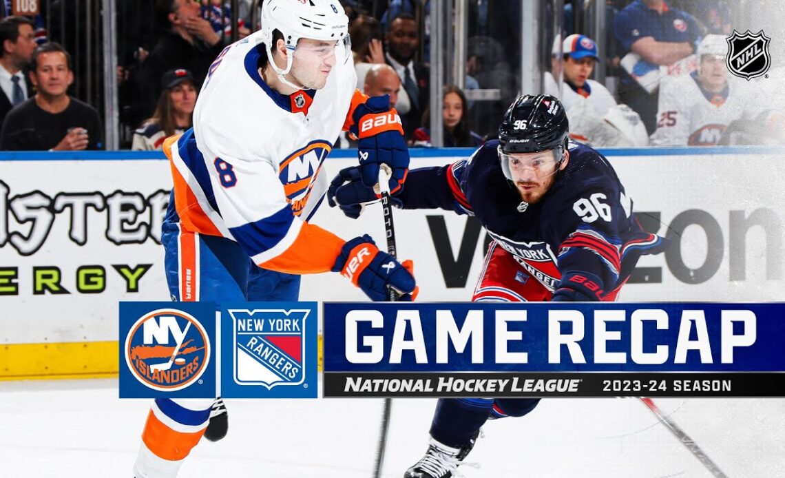 Islanders @ Rangers 3/17 | NHL Highlights 2024