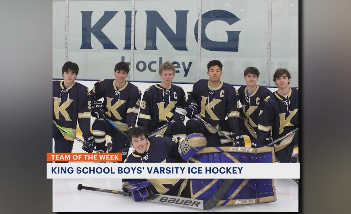 King School boys ice hockey