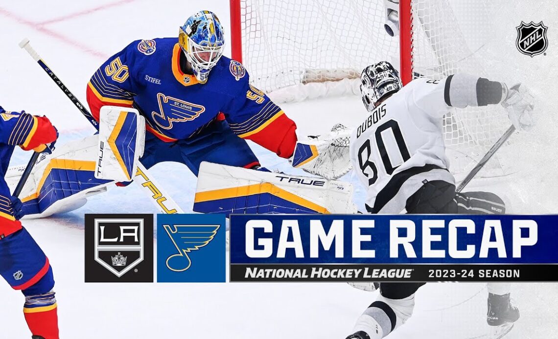 Kings @ Blues 3/13 | NHL Highlights 2024