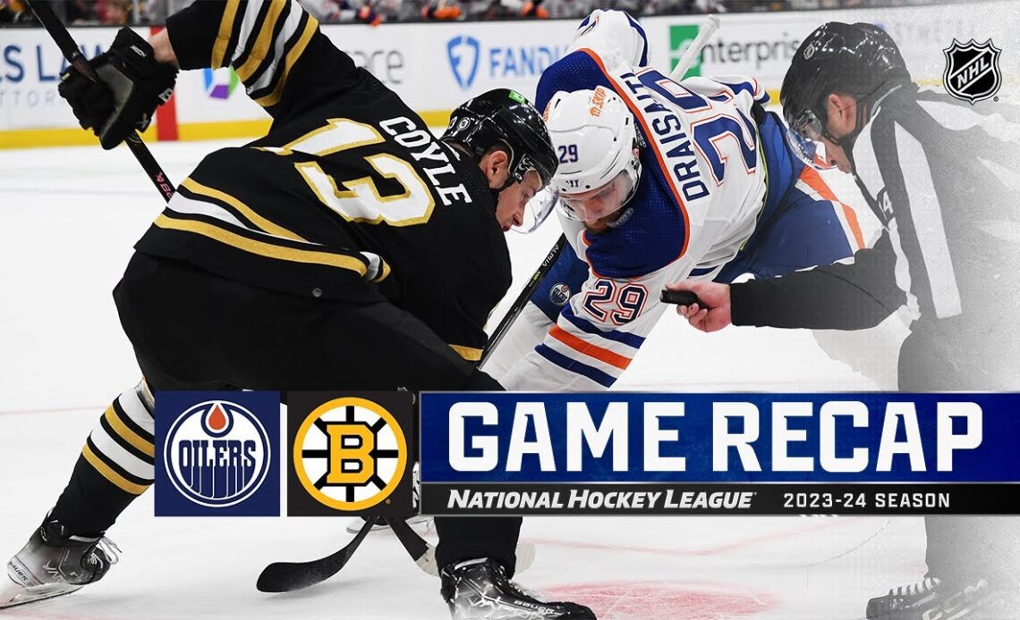 Oilers @ Bruins 3/5 | NHL Highlights 2024