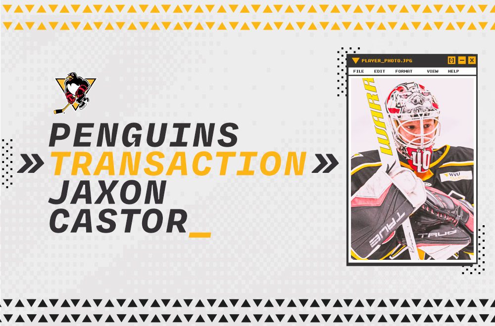 PENGUINS SIGN JAXON CASTOR TO PTO