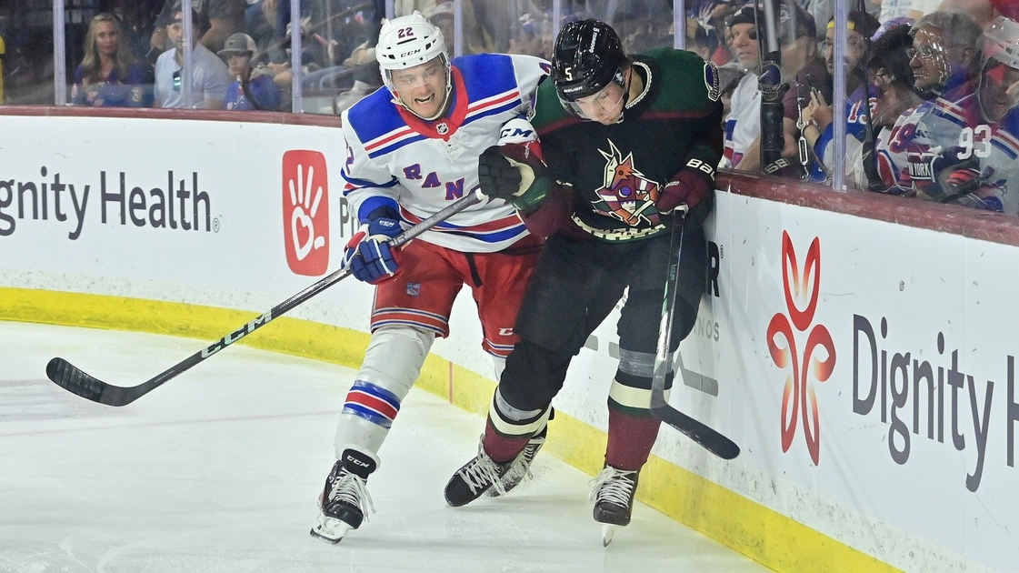 Rangers hold on to 8-5 win over pesky Coyotes in Arizona
