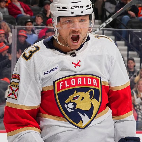 Sam Reinhart reaches 50 goals in Florida Panthers' victory