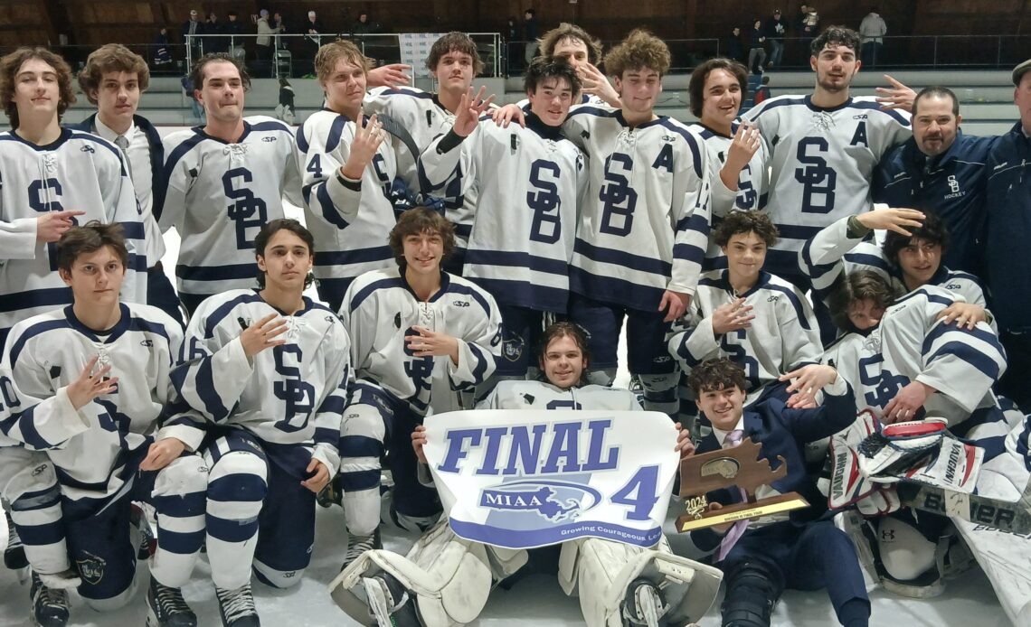 Somerset Berkley boys hockey defeats West Springfield in Elite 8