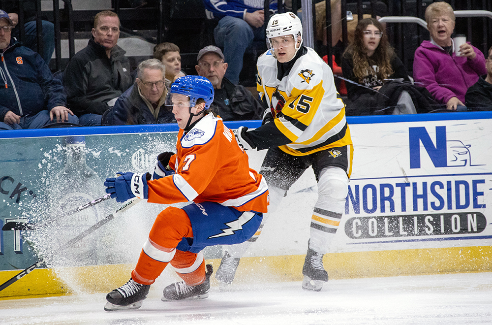 THIRD PERIOD DROPS PENS BEHIND CRUNCH IN 5-2 LOSS