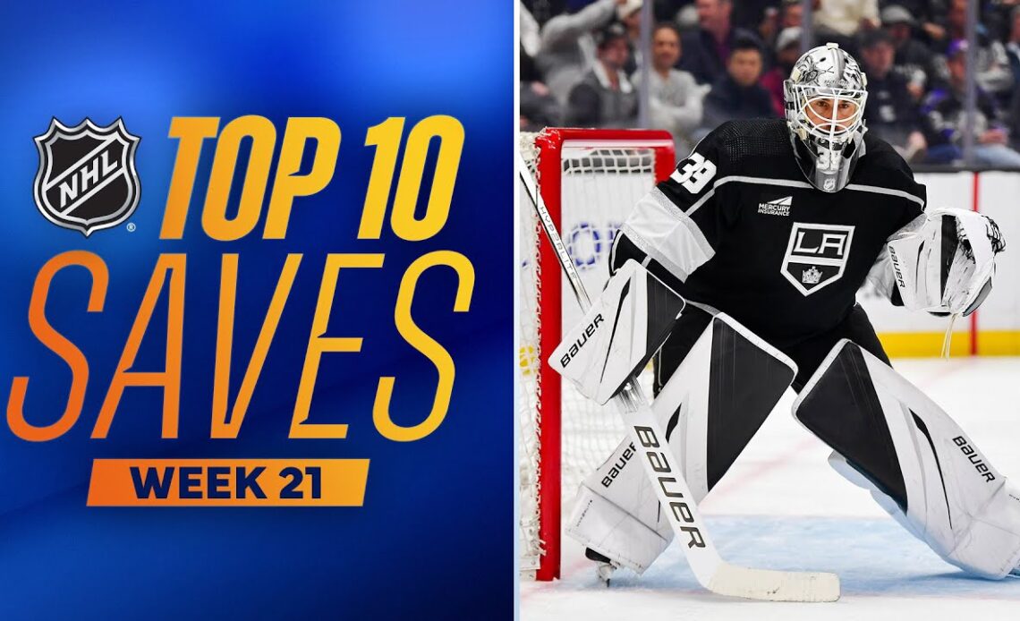 Top 10 Saves from Week 21 (2023-24 NHL Season)