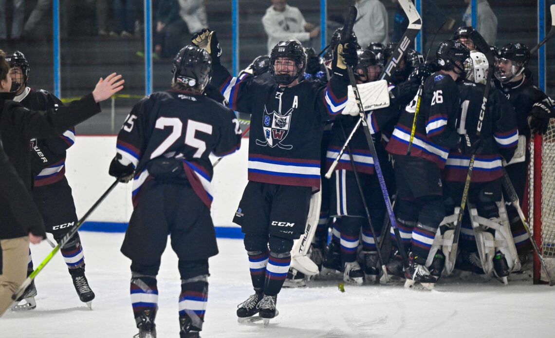 Zdeno Chara wishes Dover-Sherborn/Weston hockey luck in Final Four