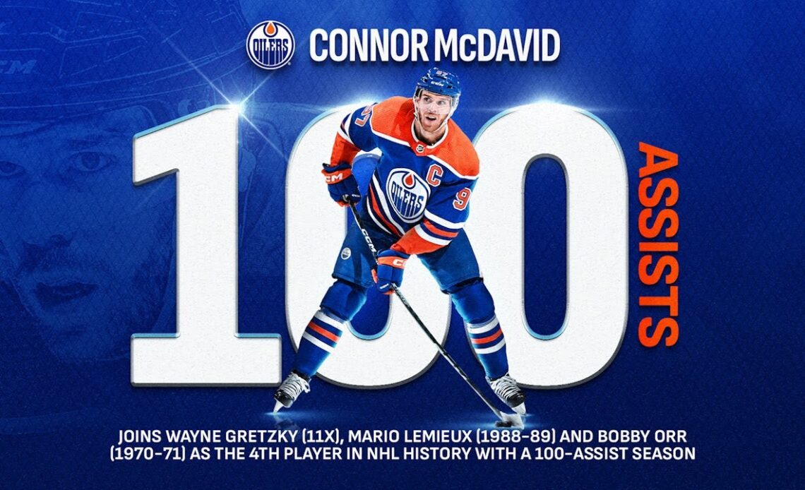 0-to-100: Every McDavid Assist This Season (So Far)