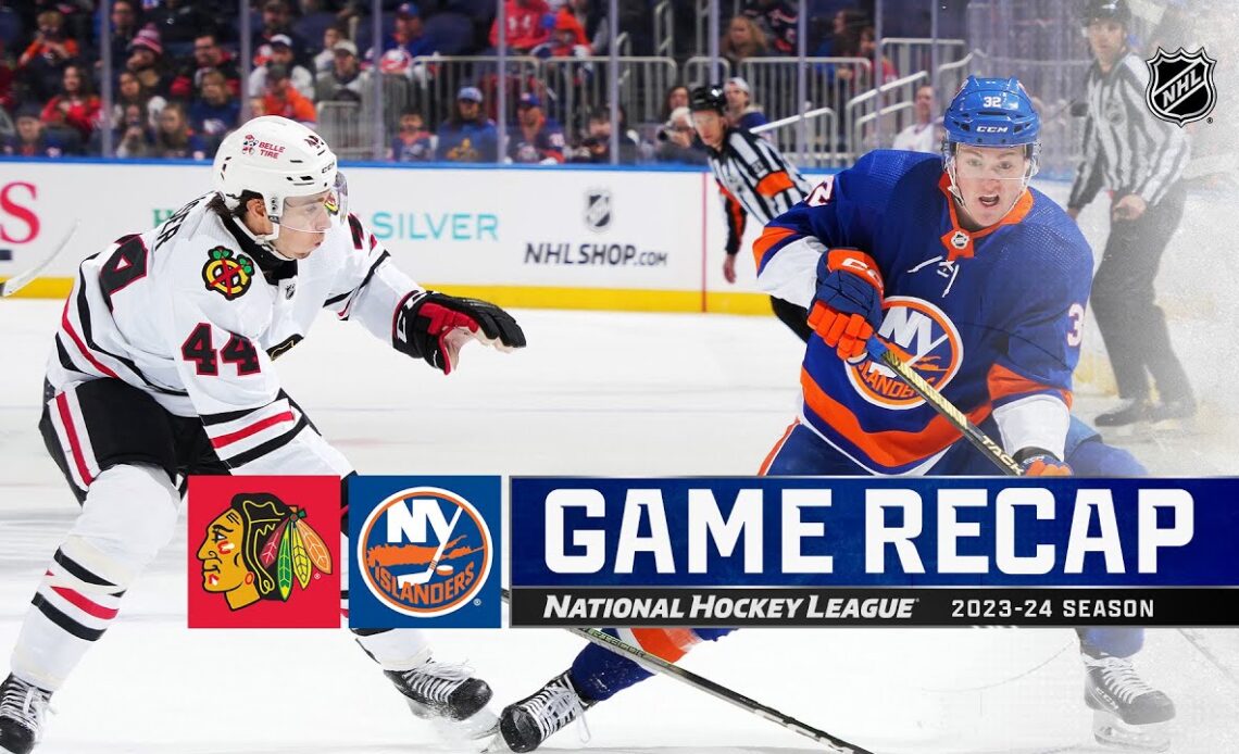 Blackhawks @ Islanders 4/2 | NHL Highlights 2024