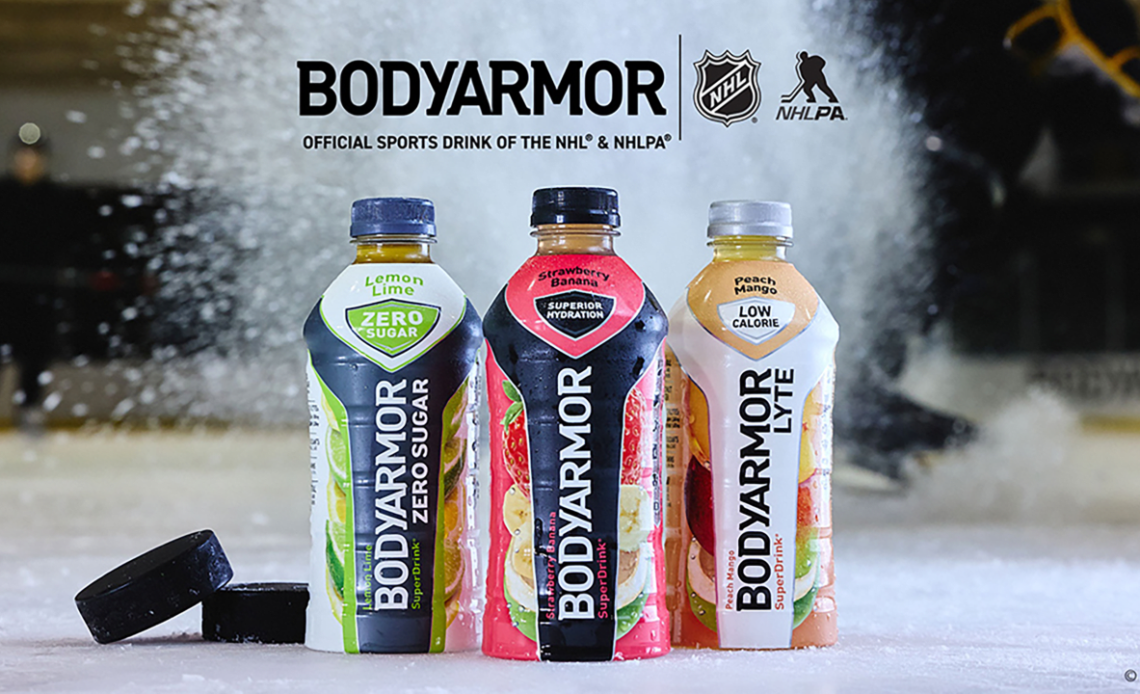 BodyArmor official sports drink of NHL, NHLPA
