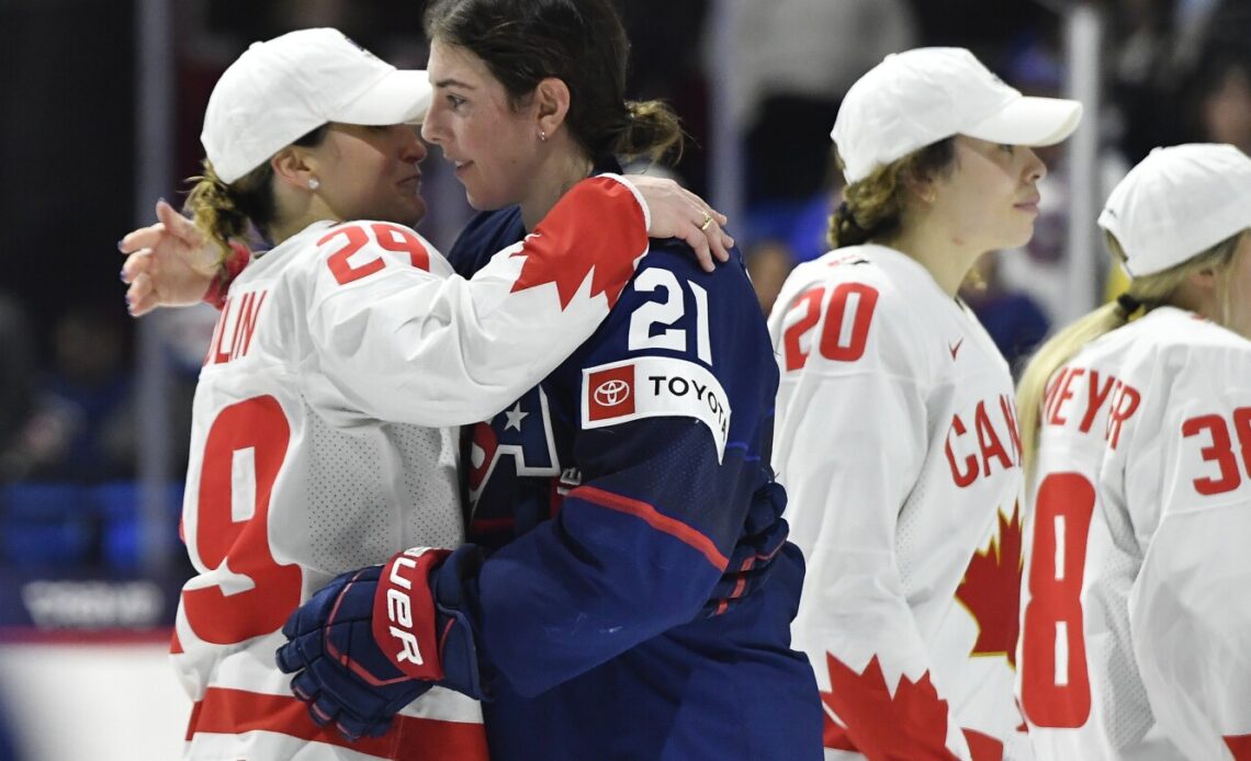 Canada and U.S. ratchet up their cross-border rivalry to new heights in women's hockey world final