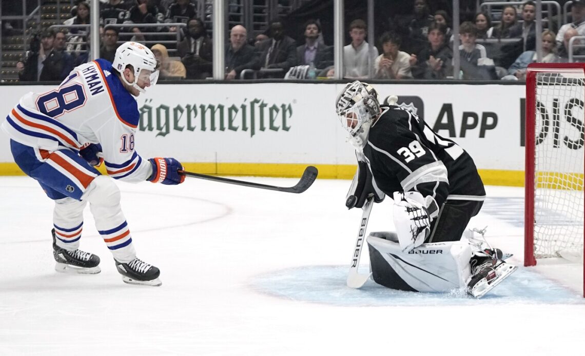 Draisaitl, Hyman lead Oilers to 6-1 rout of Kings to take 2-1 series lead