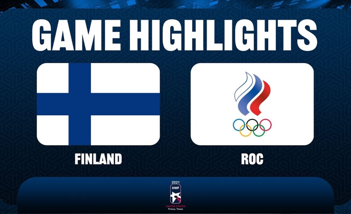 Finland vs Russia (SF) - 2021 IIHF Ice Hockey U18 World Championship