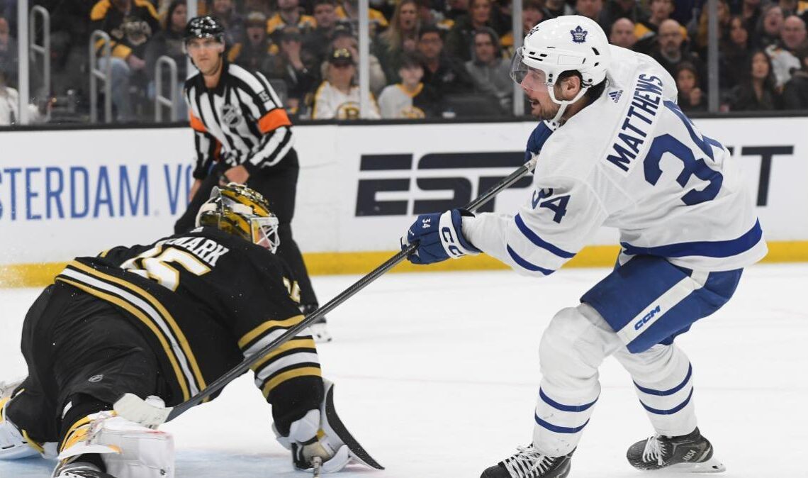 Game 2 takeaways: Matthews shines, Leafs beat Bruins to even series