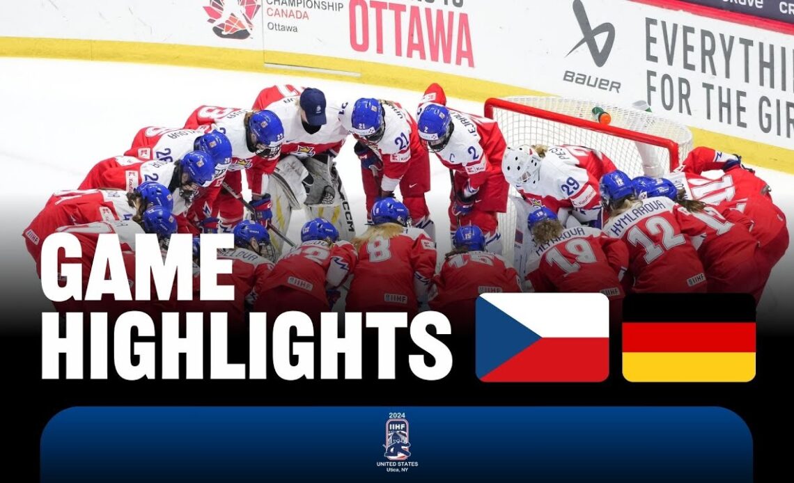 Game Highlights: Czechia vs Germany | 2024 #womensworlds