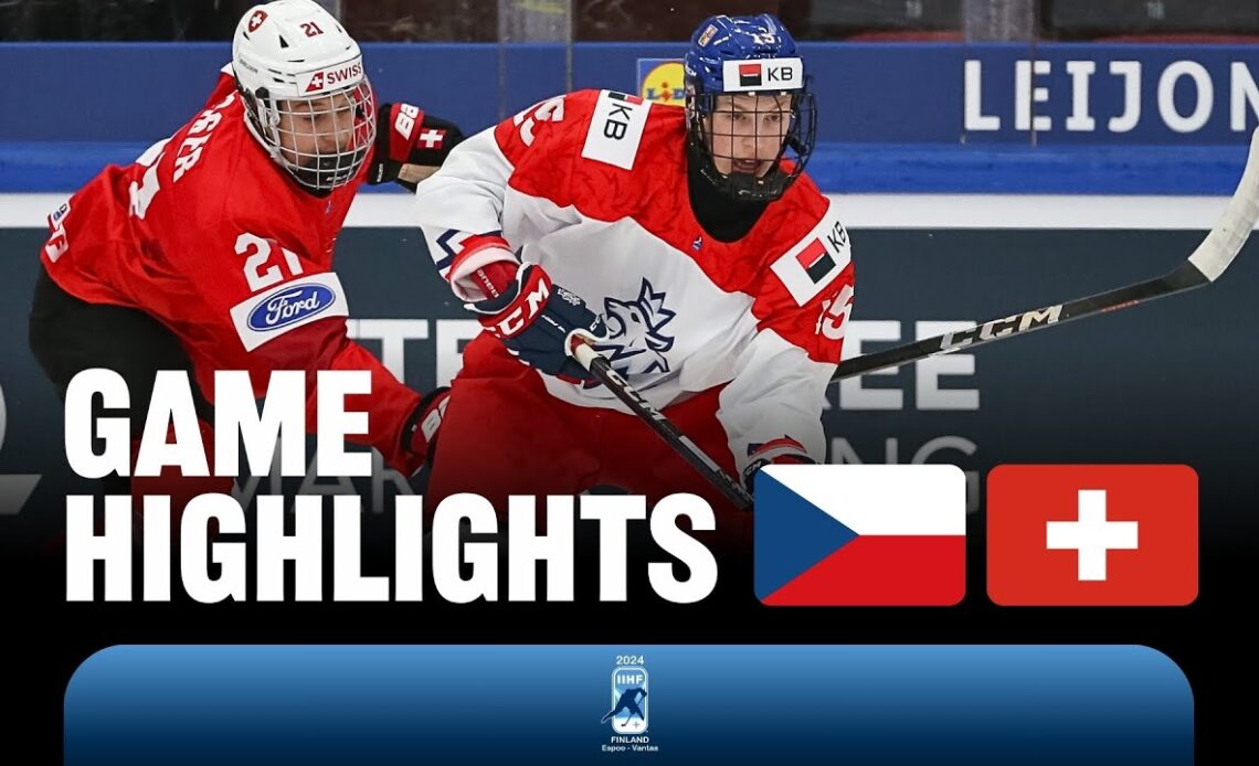 Highlights: Czechia vs Switzerland | 2024 #U18MensWorlds