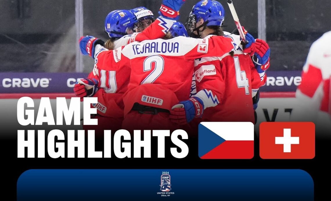 Highlights: Czechia vs Switzerland | 2024 #womensworlds