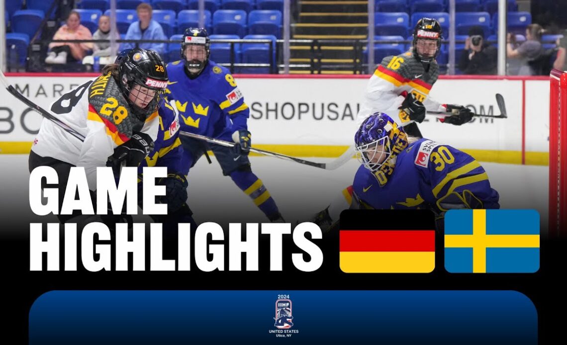 Highlights: Germany vs Sweden | 2024 #womensworlds