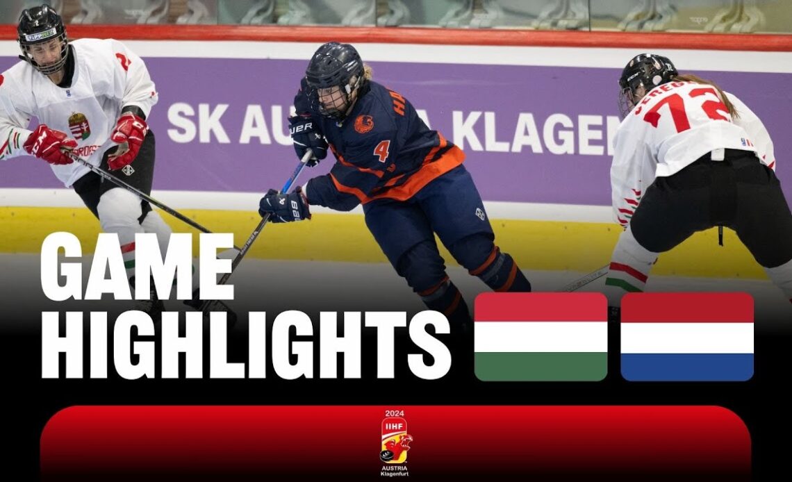 Highlights: Hungary vs Netherlands | 2024 #WomensWorlds Division 1A