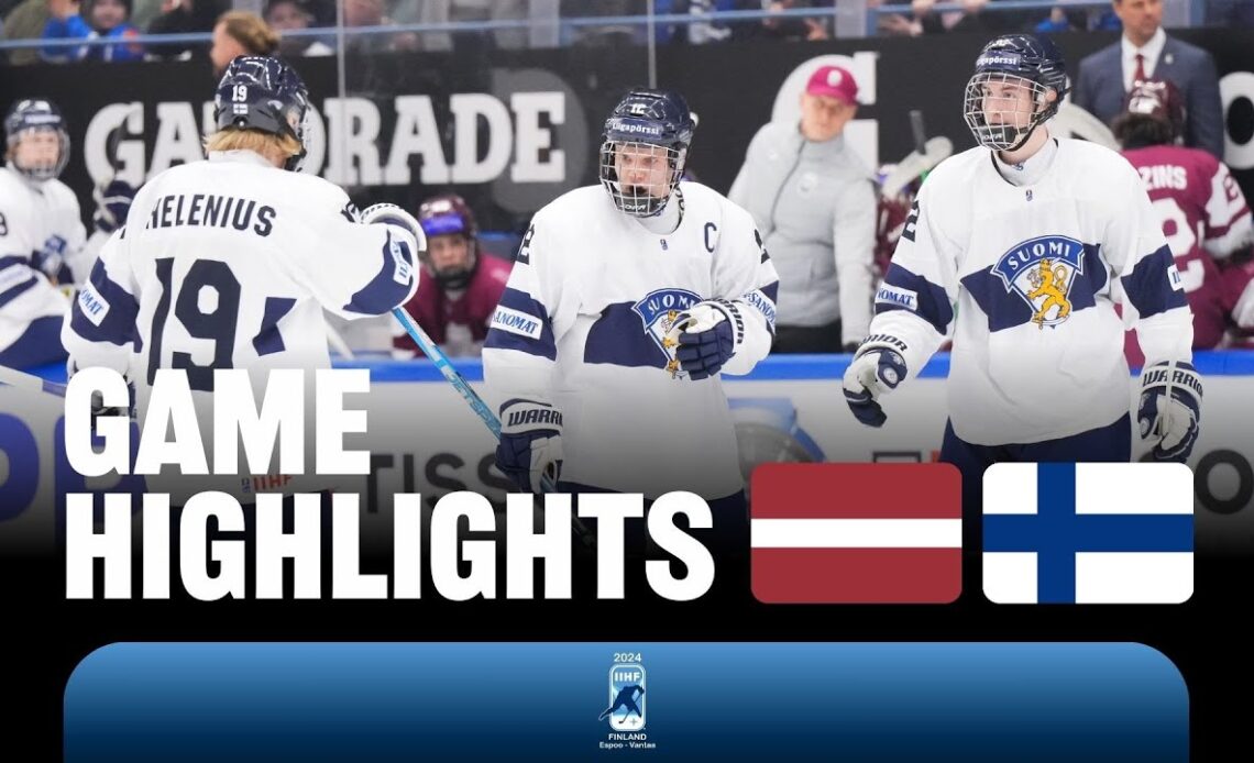 Highlights: Latvia vs Finland | 2024 #U18MensWorlds