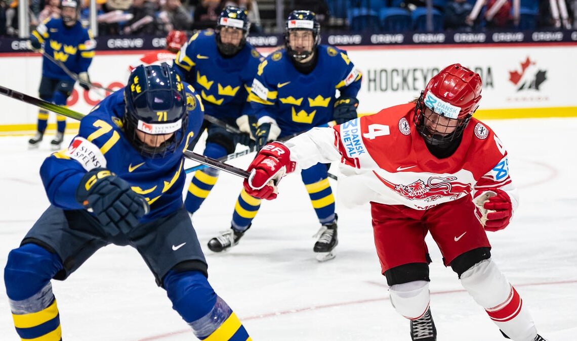 IIHF women's hockey opener features Sweden win over Denmark