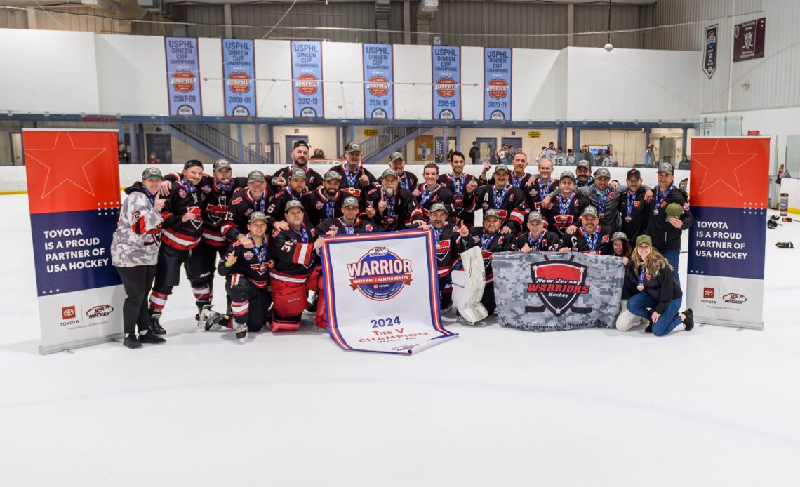NJ Veterans Are Victorious In First USA Hockey Warrior Championship