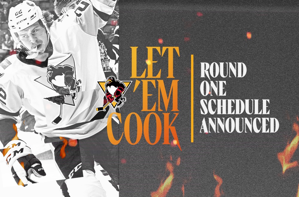 PENGUINS REVEAL FIRST-ROUND PLAYOFF SCHEDULE