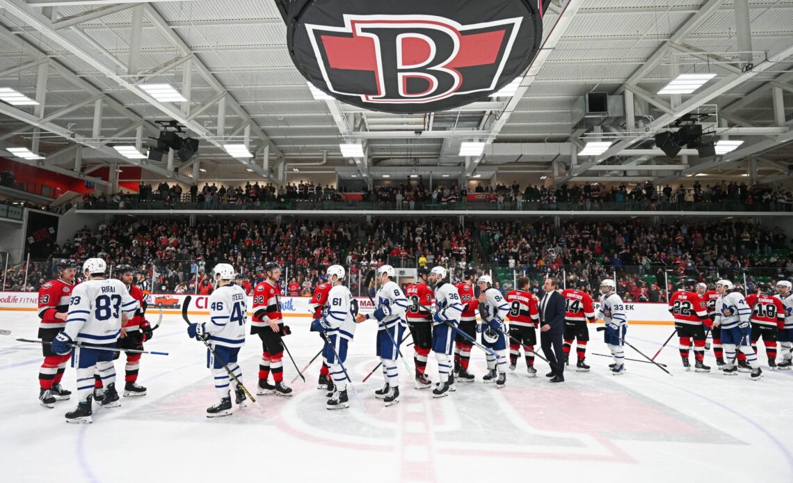 Pilon scores OT winner as B-Sens knock off Marlies to advance to North Division Semi-Finals – Belleville Sens