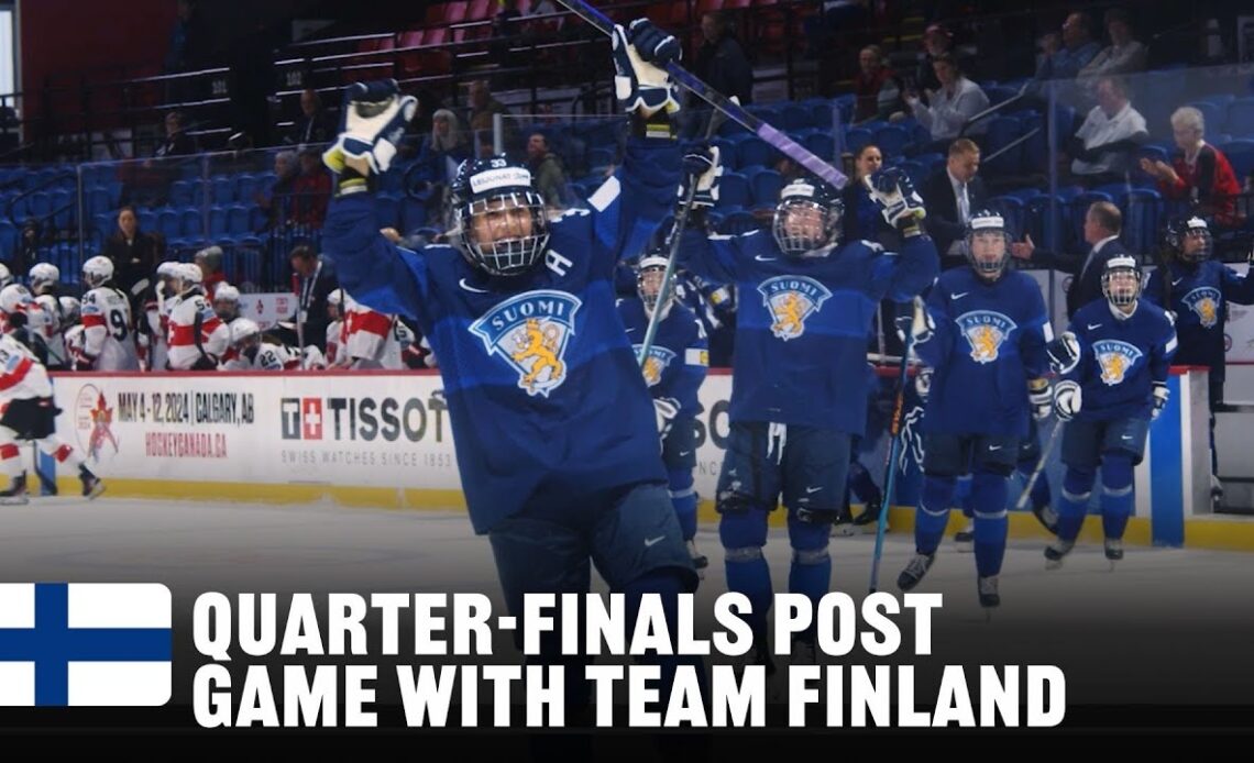 Quarter-Finals Post Game with Team Finland | 2024 #womensworlds