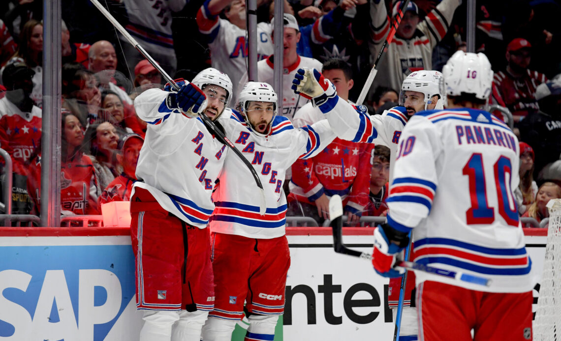 Rangers Sweep Capitals with 4-2 Win in Game 4, Round 2 Awaits - The Hockey Writers - New York Rangers