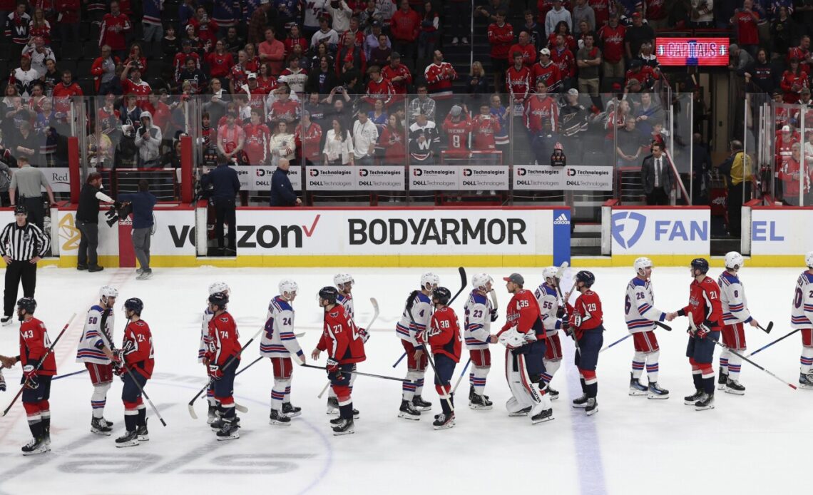 Rangers finish off sweep of the Capitals, move on to the 2nd round of the NHL playoffs