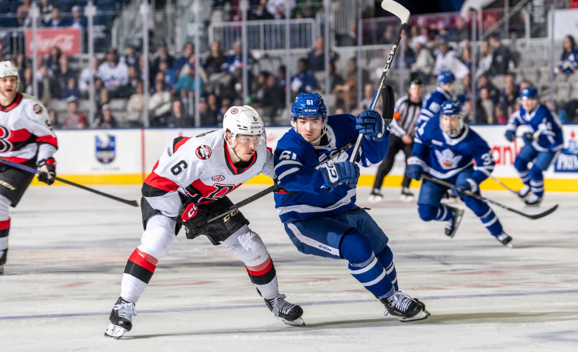 Senators show resilience in wild game two overtime loss in Toronto – Belleville Sens