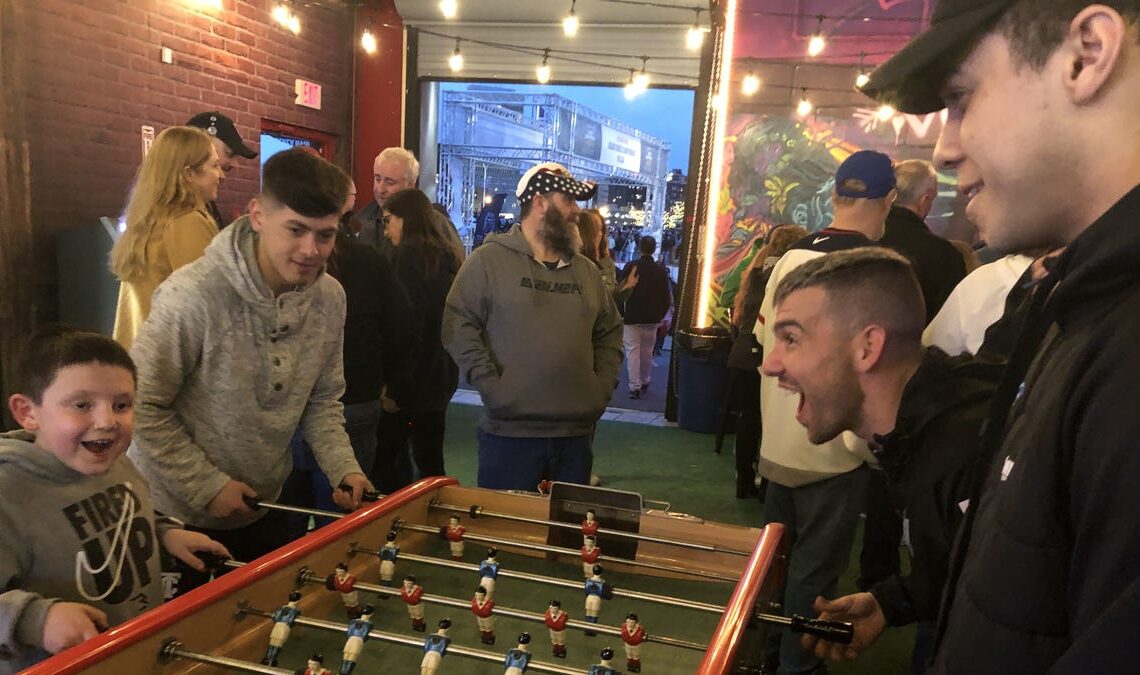 Subaru World Championship Village offers games, biergarten, food, fun
