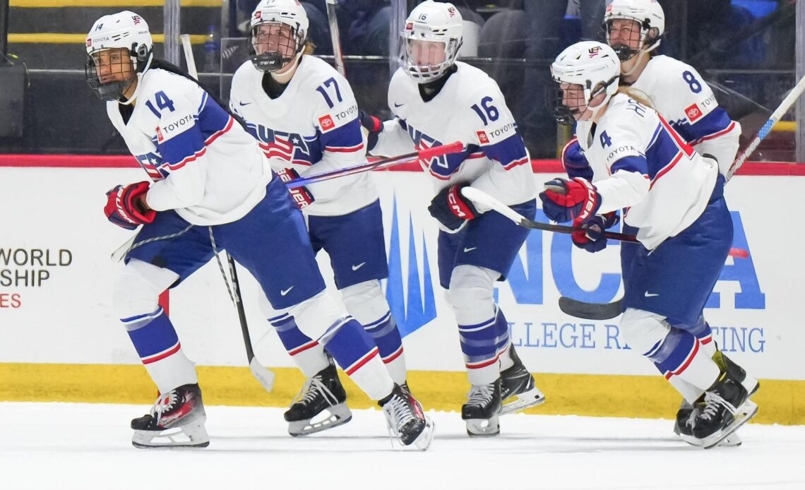 Team USA goes 4-0 in preliminary round of 2024 IIHF Women's World Championship